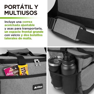 Foto 7 | Foto 7 | Hielera Térmica Hikeo 83206 color Gris Extragrande 30 L