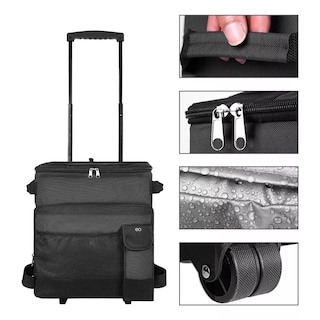 Foto 3 | Foto 3 | Language Hielera Con Ruedas Bolsa Térmica Portátil 43l Eo Safe Imports Esi-13881-1 Negro