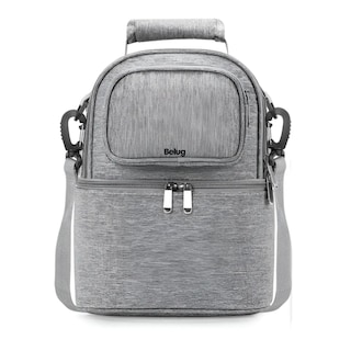 Foto 1 | Foto 1 | Mochila Porta Biberones Hielera Leche Materna Bolsa Térmica Belug, Gris