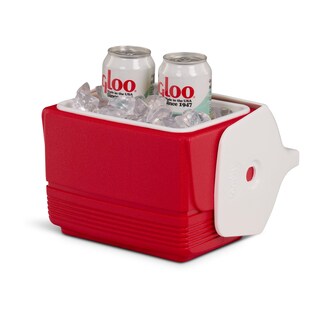 Foto 3 | Foto 3 | Hielera Igloo Mini Playmate 12424 Con Capacidad Para 3 O 6 Latas, Color Rojo Y Blanco - Venta Internacional.