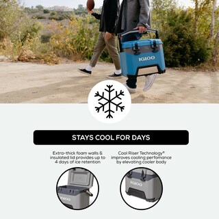 Foto 4 | Foto 4 | Cooler Igloo Bmx, Gris, 25 Cuartos De Galón, Tiene Capacidad Para 37 Latas - Venta Internacional.