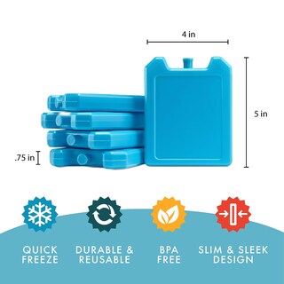 Foto 4 | Foto 4 | Enfriadores Ice Blocks Fit + Fresh Cool, Paquete De 5 Días De La Semana - Venta Internacional.