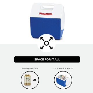 Foto 2 | Foto 2 | Cooler Igloo Playmate Pal Azul/blanco 7l - Venta Internacional.
