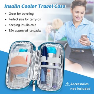 Foto 2 | Foto 2 | Estuche De Viaje Para Enfriador De Insulina Youshares Organizador De Medicamentos - Venta Internacional.