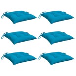 Cojines para Silla VidaXL Azul 40 x 40 cm 6 Piezas - Venta Internacional