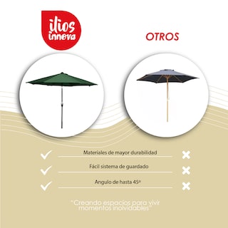 Foto 8 | Foto 8 | Sombrilla Portátil Iliosinnova Ajustable