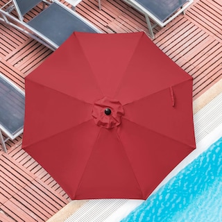 Foto 3 | Foto 3 | Sombrilla De Patio Ipower De 9 Pies Con Inclinación, Manivela Y Tela Impermeable - Venta Internacional.