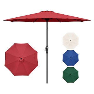 Foto 1 | Foto 1 | Sombrilla De Patio Ipower Para Exteriores De 9 Pies Con Inclinación Y Manivela, Roja - Venta Internacional.