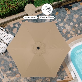 Foto 5 | Foto 5 | Paraguas De Patio Simple Deluxe, Paquete De 2 Unidades, 2,3 M, Para Exteriores, Con 6 Varillas - Venta Internacional.