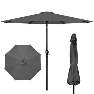 Foto 1 | Foto 1 | Sombrilla De Patio Ipower Para Exteriores De 9 Pies Con Inclinación Y Manivela, Gris - Venta Internacional.