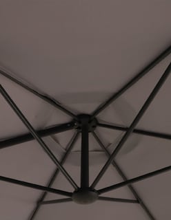 Foto 4 | Foto 4 | Naterial Sombrilla Para Jardín 290cm Con Mástil Lateral De Acero Gris, Modelo Polar Ii