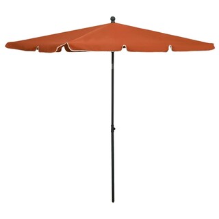 Foto 2 | Foto 2 | Sombrilla De Jardín Vidaxl Terracotta 210 X 140 Cm Con Sistema De Manivela - Venta Internacional.