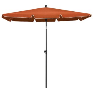 Foto 3 | Foto 3 | Sombrilla De Jardín Vidaxl Terracotta 210 X 140 Cm Con Sistema De Manivela - Venta Internacional.