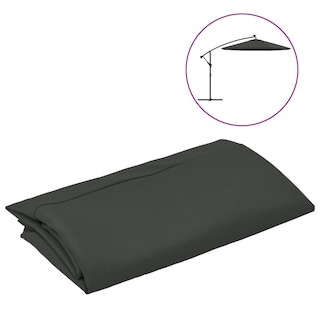 Foto 3 | Foto 3 | Tela de Repuesto para Sombrilla Voladiza VidaXL 137.8 Pulgadas de Diámetro - Venta Internacional