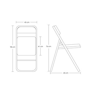 Foto 2 | Foto 2 | Sillas Plegables Ilios Innova Acojinadas Color Morado 6 Piezas