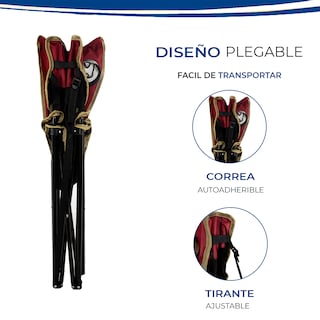 Foto 8 | Foto 8 | Juego De 2 Sillas Plegables Nfl San Francisco 49s 100% Original