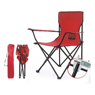 Foto 3 | Foto 3 | Silla Plegable de Playa 3 Piezas Rojas