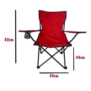 Foto 4 | Foto 4 | Silla Plegable de Playa 3 Piezas Rojas