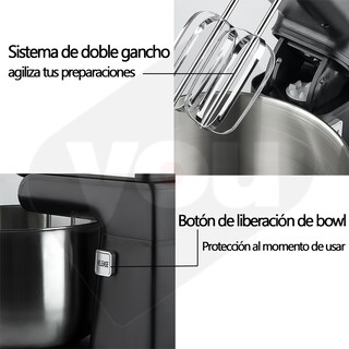 Foto 4 | Foto 4 | Batidora de Pedestal You Negra de 5 Velocidades