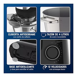 Foto 4 | Foto 4 | Batidora Planetaria Oster 12 Velocidades Tazón De Acero Inox