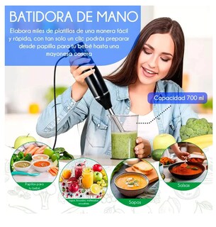 Foto 3 | Foto 3 | Batidora de Inmersión Trituradora 500w