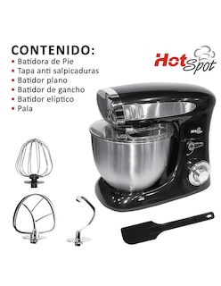 Foto 4 | Foto 4 | Batidora Planetaria Hot Spot Z570 1000 Watts 6 Velocidades Bowl Accesorios Acero Inoxidable 6.5L