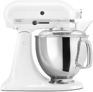 Foto 1 | Foto 1 | Batidora de Pie Artisan KitchenAid KSM150PSWH color Blanco