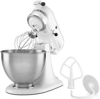 Foto 1 | Foto 1 | Batidora De Pie Clásica Kitchenaid K45sswh color Blanca