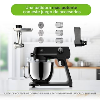 Foto 8 | Foto 8 | Juego de Accesorios Compatibles para Batidora Sabam03p Avera