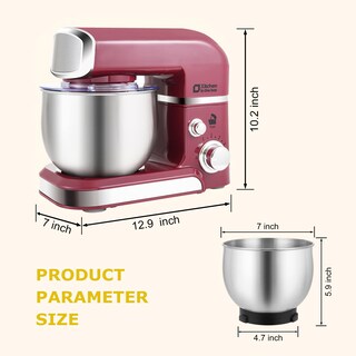 Foto 3 | Foto 3 | Batidora De Pie Para Cocina En Caja, 3,2 L, Eléctrica, 6 Velocidades - Venta Internacional.