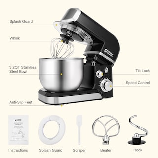 Foto 3 | Foto 3 | Batidora De Pie Para Cocina En Caja, Mezcla Eléctrica Pequeña De 3.2 Cuartos De Galón - Venta Internacional.