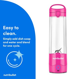 Foto 6 | Foto 6 | Licuadora Portátil Nutribullet Nbpb50100bp 600ml Usb-c Rosa - Venta Internacional.