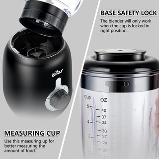 Foto 5 | Foto 5 | Blender Bear 2025, Nueva, 700 W, 40 Oz, Para Batidos Con 3 Velocidades - Venta Internacional.