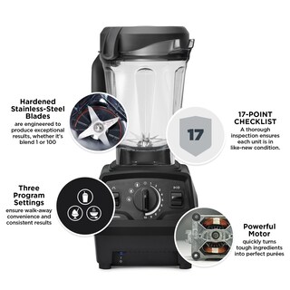 Foto 4 | Foto 4 | Licuadora Reacondicionada Vitamix Explorian Con Programas 1.9 L 2.2 Hp Negra - Venta Internacional.
