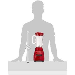 Foto 5 | Foto 5 | Licuadora Black+Decker BL1000RG color Rojo 10 VEL 1.25 L Vaso de Vidrio Crush Master Pro