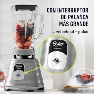 Foto 3 | Foto 3 | Licuadora Clásica Oster BLST4127013 color Plata con Vaso de Vidrio 2 Vel
