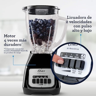Foto 3 | Foto 3 | Licuadora Oster Kaliman BLSTKAGBPB013 Vidrio Negra