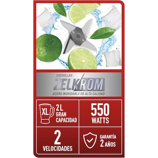 Foto 4 | Foto 4 | Licuadora T-fal Optimix Rojo 2 Vel Plástico 2l Ln2775mx