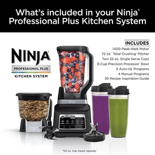 Foto 4 | Foto 4 | Sistema De Cocina Ninja Bn805a Pro Plus 1400w 5 En 1 Negro - Venta Internacional.