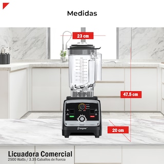Foto 4 | Foto 4 | Bogner Licuadora Comercial 2500w 2l Tritán Bsb07n