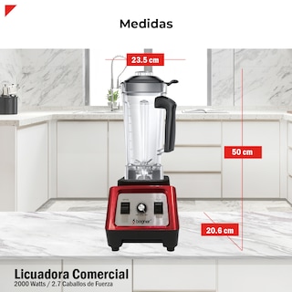 Foto 4 | Foto 4 | Bogner Licuadora Comercial 2000w 2l Tritán Bsb08s