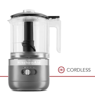 Foto 3 | Foto 3 | Venta Internacional - Picadora de Alimentos Inalámbrica KitchenAid para 5 Tazas Gris Antracita