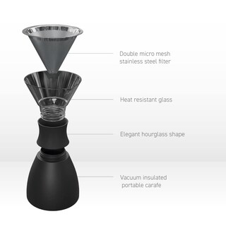 Foto 4 | Foto 4 | Cafetera Pour Over Asobu Con Aislamiento De 960 Ml, Acero Inoxidable - Venta Internacional.