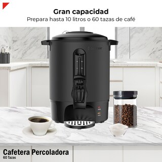 Foto 2 | Foto 2 | Cafetera Percoladora Bogner de Acero Inoxidable 60 Tazas 1500w Bcm10l