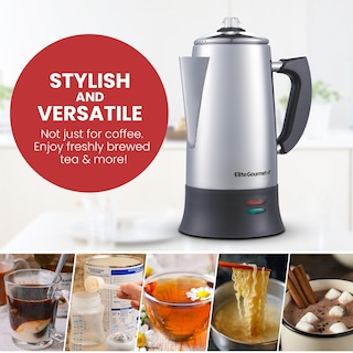 Foto 6 | Foto 6 | Cafetera Elite Gourmet Ec924 de Acero Inoxidable - Venta Internacional