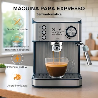 Foto 3 | Foto 3 | Máquina de Café Espresso Y Capuchino OLA CASA