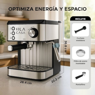 Foto 4 | Foto 4 | Máquina de Café Espresso Y Capuchino OLA CASA