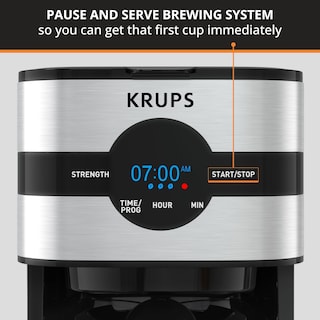 Foto 5 | Foto 5 | Cafetera Krups, Modelo Más Nuevo, Digital, 10 Tazas, Negra Y Acero - Venta Internacional.