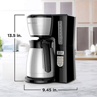 Foto 7 | Foto 7 | Cafetera Black+decker De 12 Tazas Térmica Programable - Venta Internacional.
