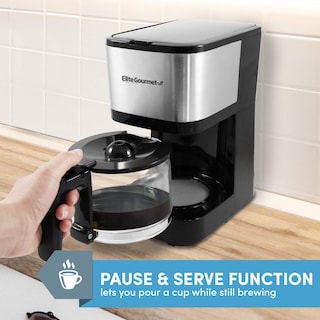 Foto 7 | Foto 7 | Cafetera Elite Gourmet Ehc9420 Automática Para Preparar Y Gotear 5 Tazas - Venta Internacional.